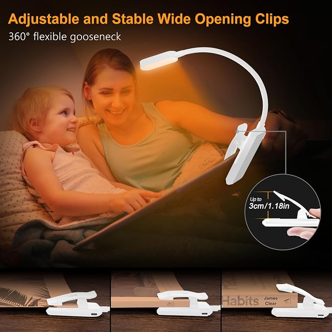 Gritin 16 LED Rechargeable Book Light - Image 5