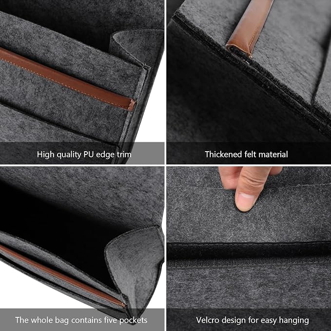 Bedside Caddy, Sofa Caddy, Storage Organizer Pocket - Image 2