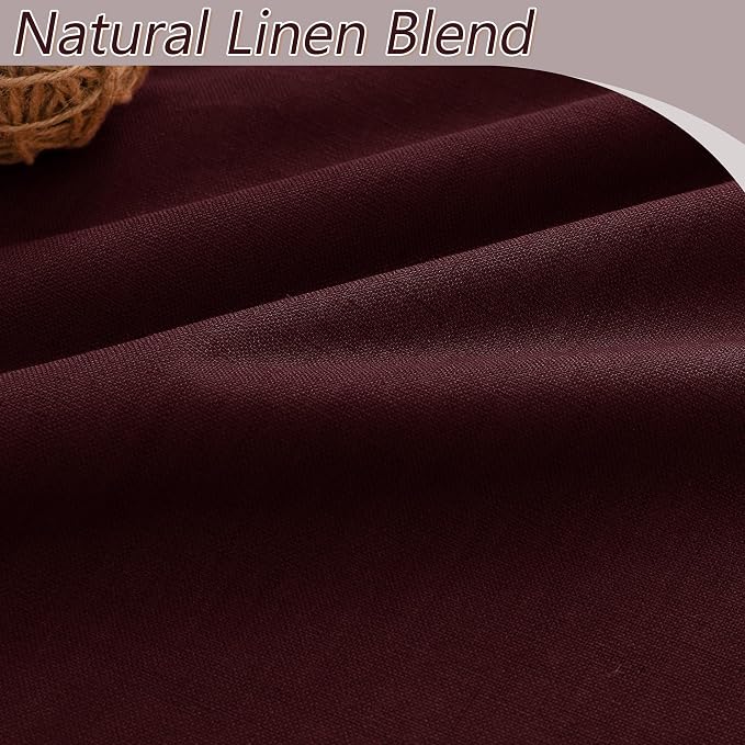 100% Blackout Curtains 63 Inch Length 2 Panels Set - Image 3