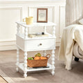 AWASEN White Nightstand, Bed Side Table Bedroom by AWASEN