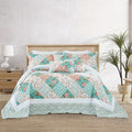 DaisyHuang Oversized King Bedspread, Farmhouse Patchwork Floral Quilt Bedding by DaisyHuang
