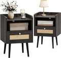 MECHYIN Night Stand Set 2, Nightstands Set of 2 by MECHYIN
