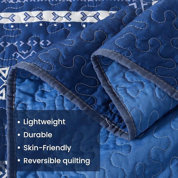 Etwel Lightweight King Size Quilt Set - Image 4