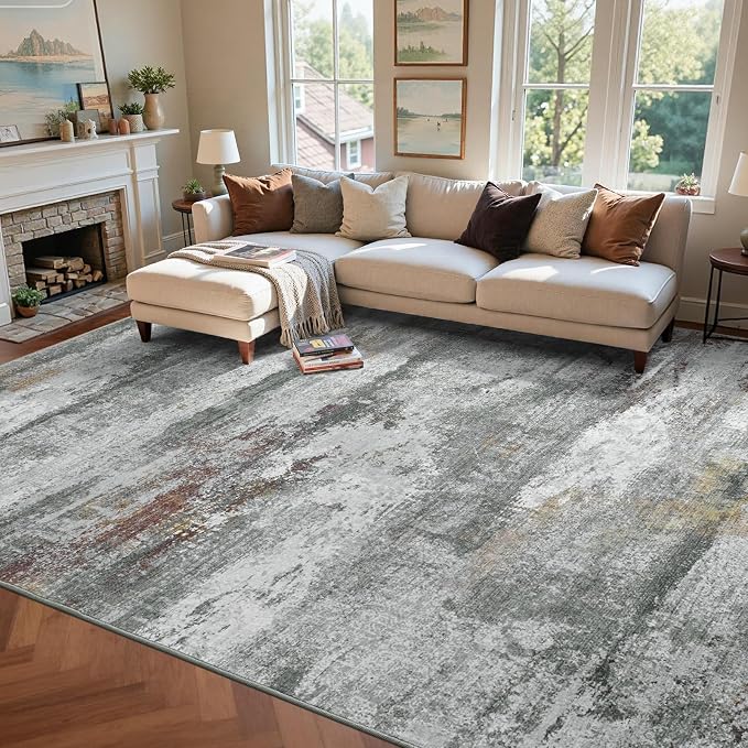 9x12 Ft Extra Large Washable Area Rugs - Image 2