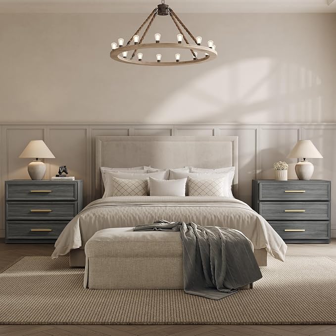 SICOTAS Oversized Nightstands Set of 3 - Image 8
