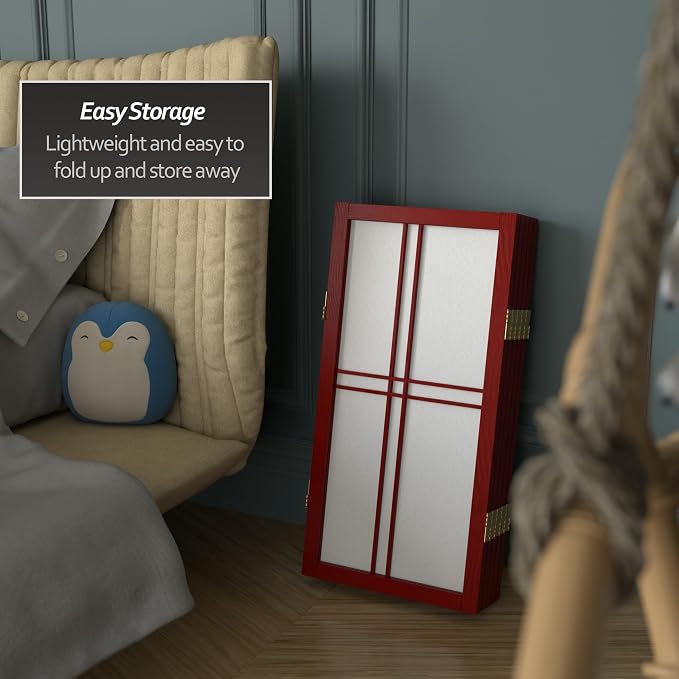 2 ft. Short Desktop Double Cross Shoji Screen - Image 6