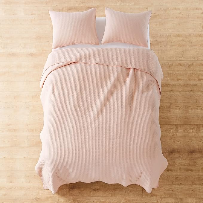 Levtex Home Cross Stitch Blush Bedspread Set - Image 7