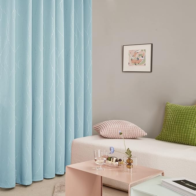 Deconovo Living Room Curtains 84 Inches Long, Thermal Insulated, Room Darkening - Image 5