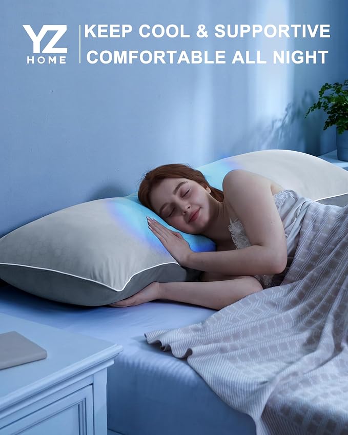 YZ HOME Cooling Body Pillow for Adults, Cold Touch Fabric | Body Pillow for - Image 7