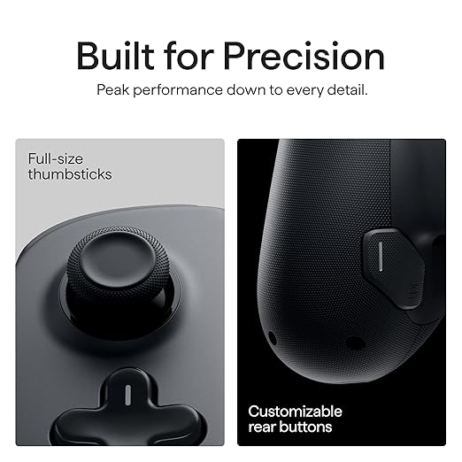 BACKBONE Pro Mobile Gaming Controller for iPhone 15/16/17 & Android, USB-C/Bluetooth Phone Controller, Stream Xbox, Play Call of Duty, PlayStation via iOS Remote Play - 3 Months Apple Arcade Included