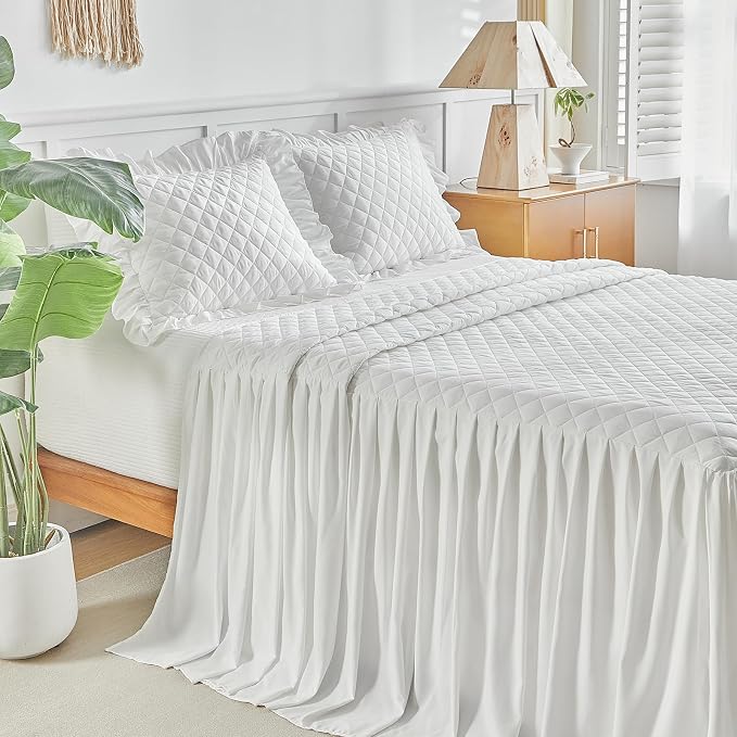 Ruffle Skirt Bedspread Set - Image 7