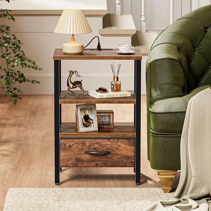 SUPERJARE Nightstand Set of 2 - Image 7