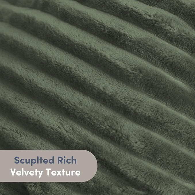 Nestl Reading Pillow for Kids & Teens with Shredded Memory Foam, Luxe Cut Plush Backrest Pillows for Reading and Gaming, for use on Couch or Bed, Adjustable Support with Washable Cover Olive Green