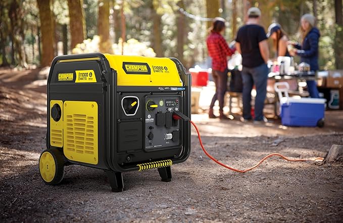 Champion Power Equipment 11,000-Watt Wireless Remote Start Home Backup Portable Inverter Generator with Quiet Technology and CO Shield