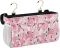 Pink Flamingo tag8 Bedside Caddy Storage Bag Bedside Organizer by KOPIRIT