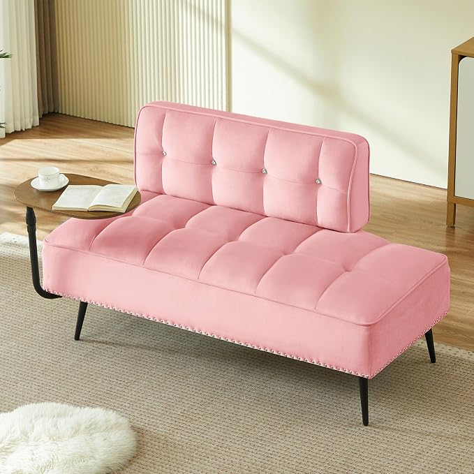 anwickjeff 55" Inch Width Modern End of Bed Bench, Leather Upholstered Futon by anwickjeff