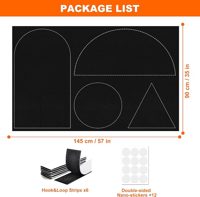 Black Out Window Cover Portable Blacout Curtains - Image 2
