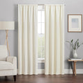 ECLIPSE Kendall Modern Blackout Thermal Rod Pocket Window Curtain by EclipseCurtains