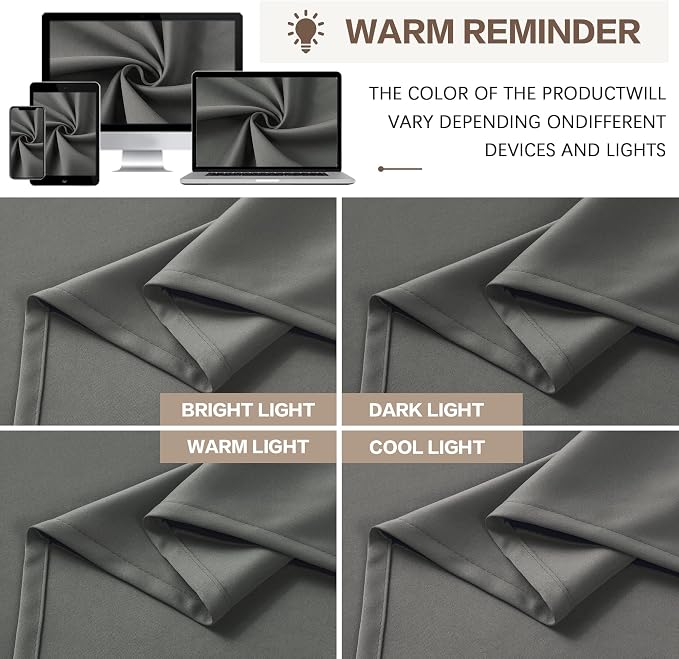 Pinch Pleated Wide Drapes 108 Inches Long, 80 Inch Wide Each Panel Sliding Door - Image 8