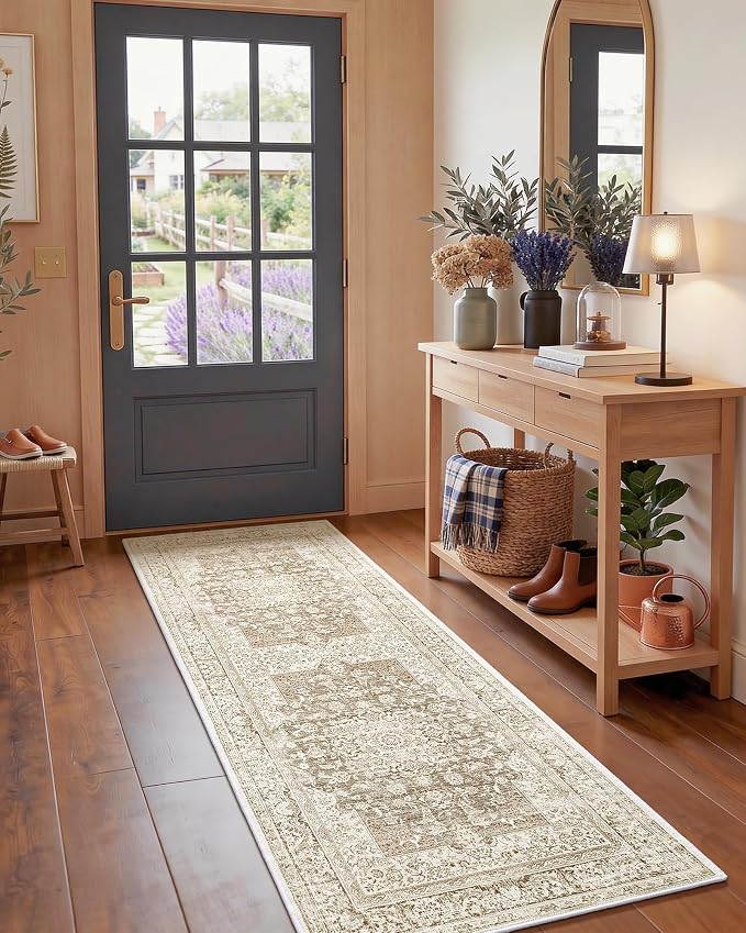 Macgace Washable Vintage Area Rug - Image 2
