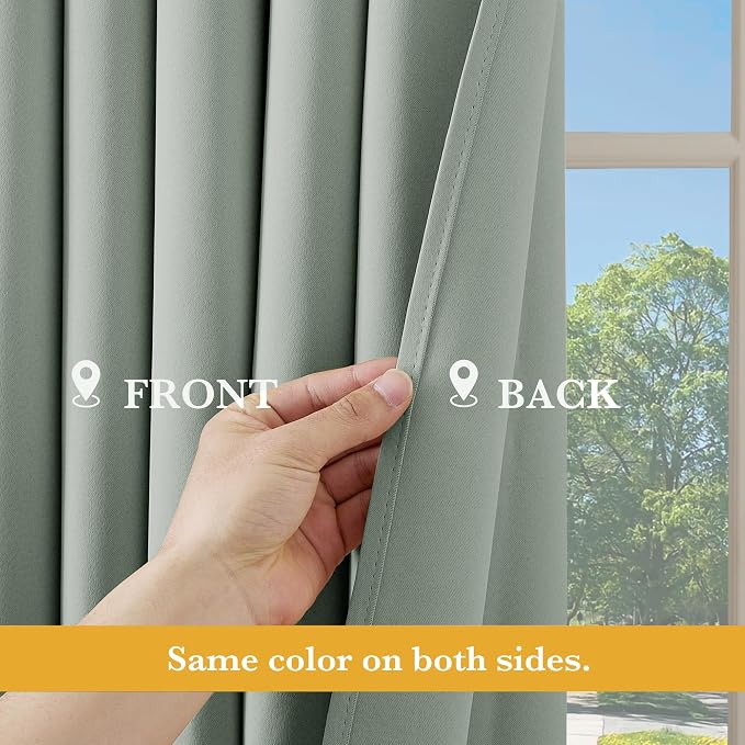 RYB HOME Blackout Thermal Insulated Curtain - Image 5