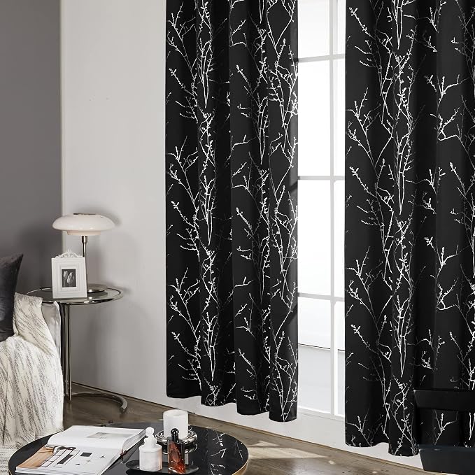 Deconovo Living Room Curtains 72 Inches Long, Thermal Insulated, Room Darkening - Image 4