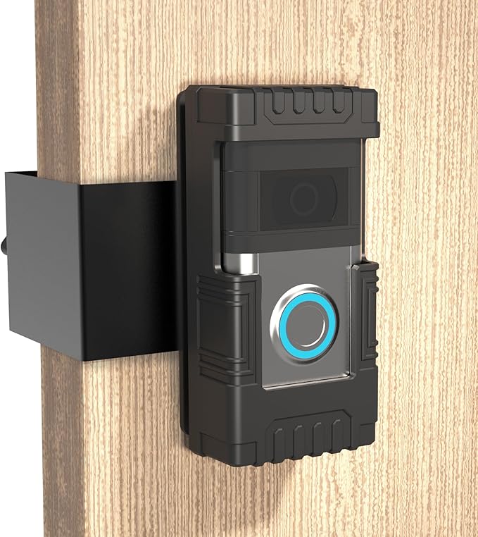 Heart of Tafiti Anti-Theft Video Doorbell Mount, Compatible with Ring Doorbell 1/2/3/3Plus/4/2020/2023/Blink 2021, Adjustable No-Drill Mounting Bracket Wedge Adapter Holder Accessories
