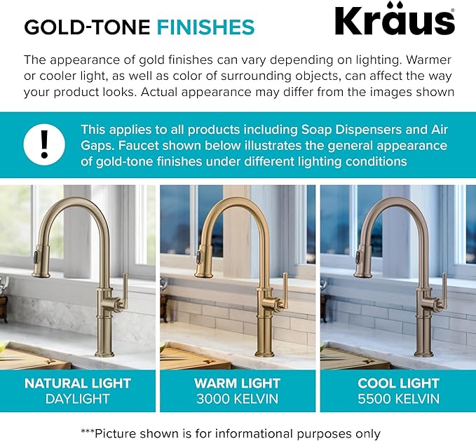 KRAUS Oletto Single Handle Pull Down Kitchen Faucet with QuickDock Top Mount Installation Assembly in Spot Free Antique Champagne Bronze, KPF-2620SFACB