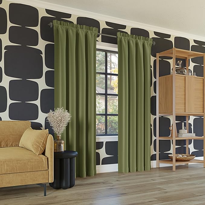 Sun Zero Oslo Theater Grade Extreme 100% Blackout Rod Pocket Curtain Panel - Image 6