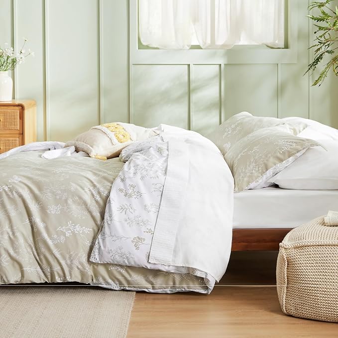 Bedsure Linen Twin/Twin XL Comforter Set - Image 4