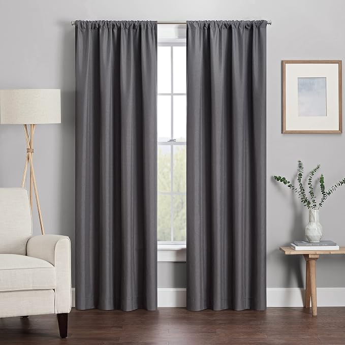 Eclipse Kendall Blackout Rod Pocket Curtain by EclipseCurtains