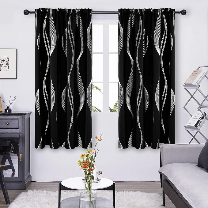 Deconovo Blackout Back Tab Curtains - Image 2