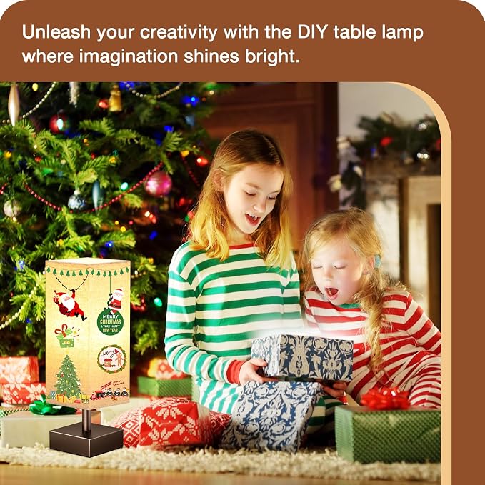 aooshine Browm Small Bedside Lamp - Image 5