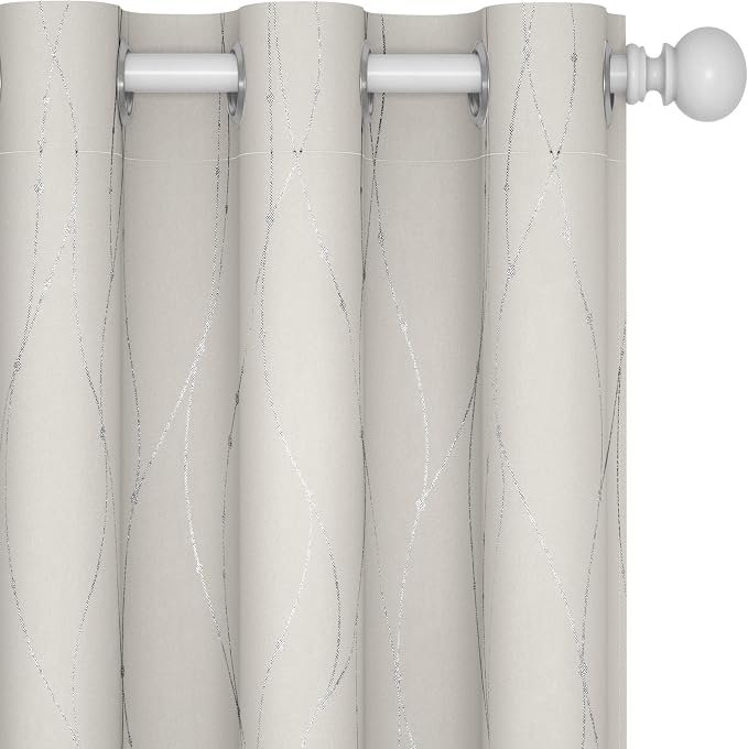 Deconovo Living Room Curtains 54 Inches Long, Thermal Insulated, Room Darkening by Unknown