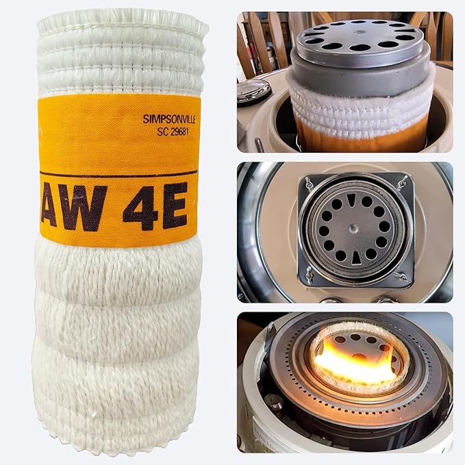 AW4E Kerosene Heater Wick, No Trim Needed, Ready to Use. for Stops Smoke & Smell for Sengoku HMN-110, KeroHeat CTN-110, Heatmate HMN-110, Mega Heat MGN-110. Fast, Clean Heat- 2 Pack