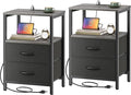 Huuger Nightstands Set of 2, End Tables by Huuger