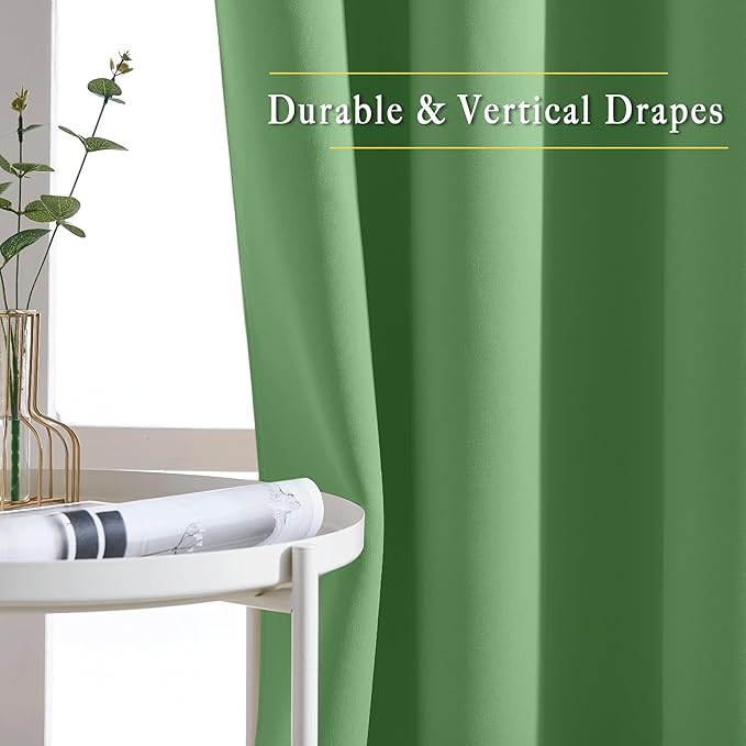 NICETOWN Blackout Curtains 84 Inch Length, Thermal Insulated Room Darkening - Image 6