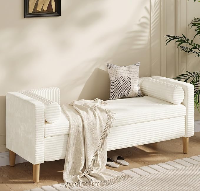 Storage Bench, End of Bed Bench by YourBeautifulSpace