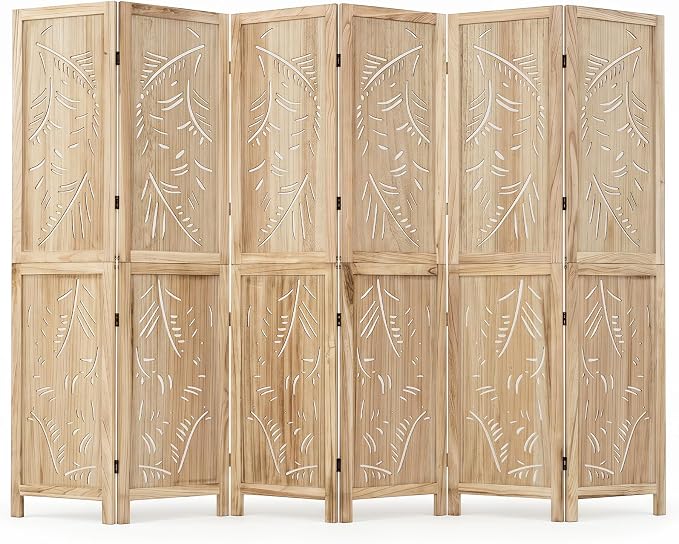 GIANTEX 6 Panel Boho Room Divider by Giantex