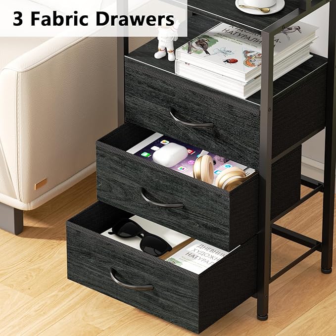 Night Stand, Tall Nightstand - Image 6
