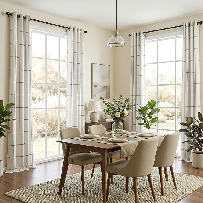 100% Blackout Curtains for Bedroom Room, 2 Thick Layers Thermal Insulated - Image 8