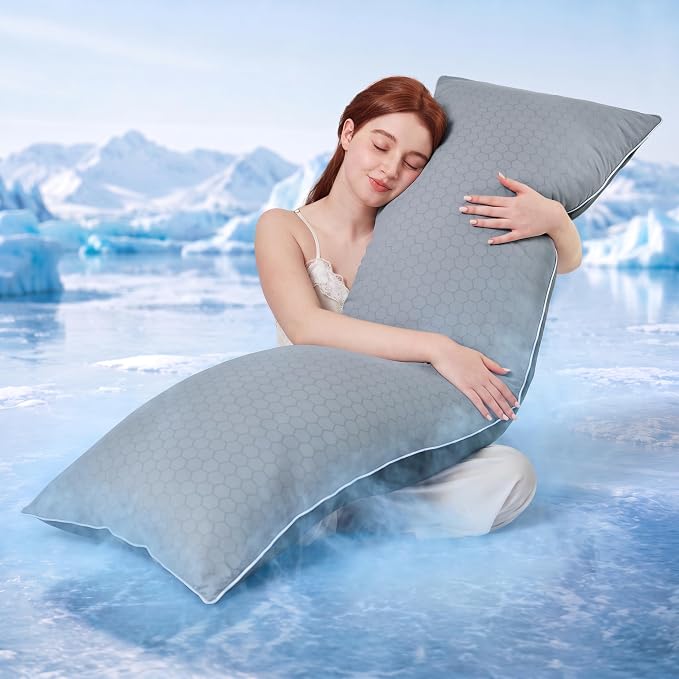 YZ HOME Cooling Body Pillow for Adults, Cold Touch Fabric | Body Pillow for by YZHOME