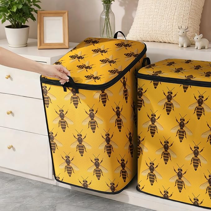 2pcs blanket storage bag for under bed, closet organizers 95L | quilt duvet - Image 6