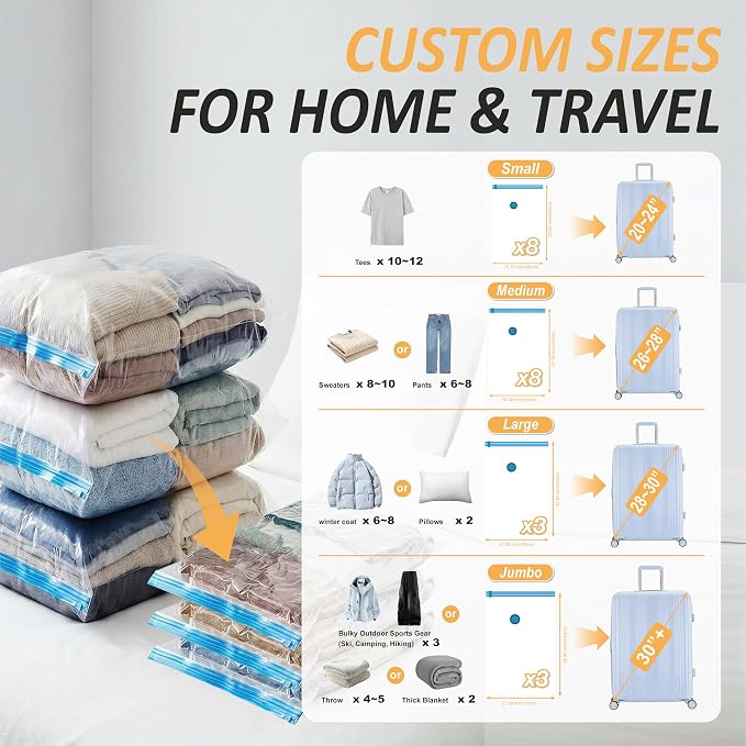 Travel Vacuum Storage Bags - Image 4