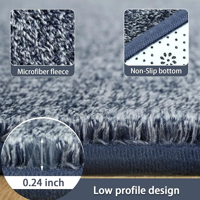 Small Area Rugs for Bedroom, 2×4 Non Slip Runner Rug, Indoor Rug Runner for - Image 5