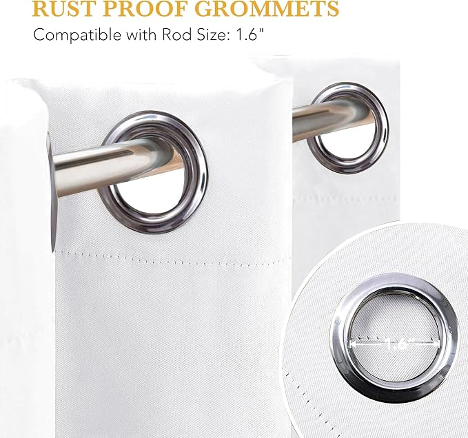 RYB HOME Blackout Thermal Insulated Curtain - Image 7