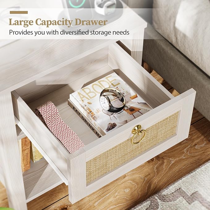 Eclatara Rattan Nightstand - Image 4