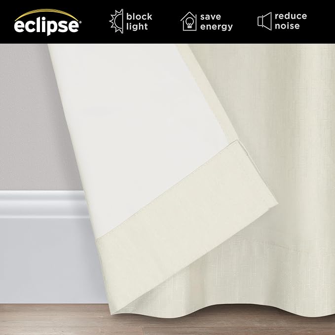 Eclipse Extra Wide Grommet Curtain, Kendall Sliding Patio Door Curtain Panel - Image 2