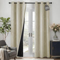 Deconovo 100% Blackout Living Room Curtains 63 Inches Long, Thermal Insulated by Deconovo