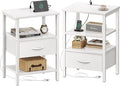 SUPERJARE Nightstand Set of 2 by SUPERJARE